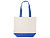 Сумка для шоппинга Cotton из переработанного хлопка 280 г, синий - миниатюра - рис 4.