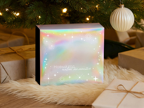 Подарочный набор c френчпрессом, кружками и чаем, черный - рис 4.