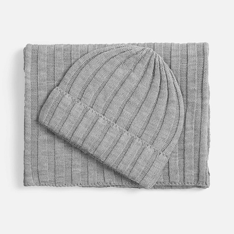 Шапка Metelitsa, серебристо-серый меланж - рис 4.