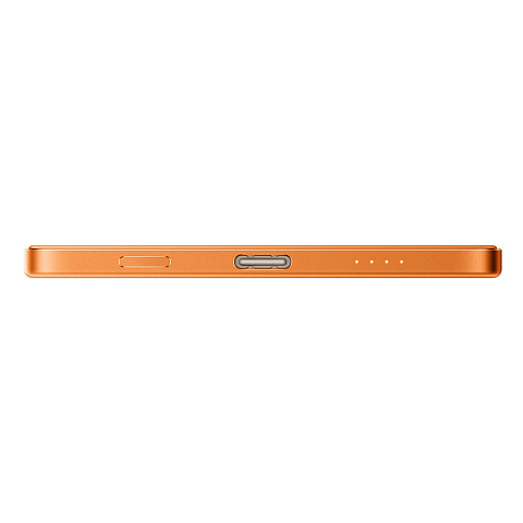 Внешний аккумулятор UltraThin Magnetic Power Bank 5000 15 Вт, c CCC сертификацией, оранжевый - рис 5.