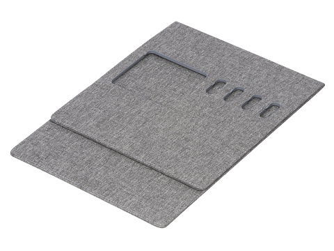 Коврик для мыши Formo из нетканого переработанного материала RPET, серый - рис 2.