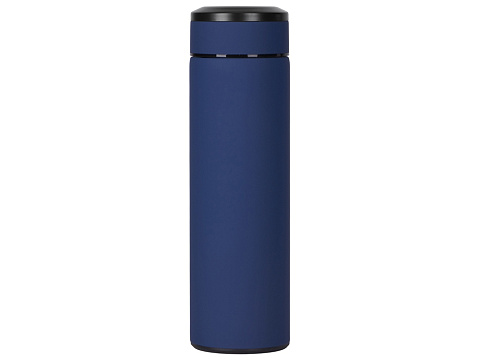 Вакуумный термос Vacuum Flask C1, soft touch, 420мл, темно-синий - рис 3.