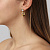 Серьги QUINTE SG CRYSTAL Dyrberg Kern 480076 - миниатюра - рис 2.