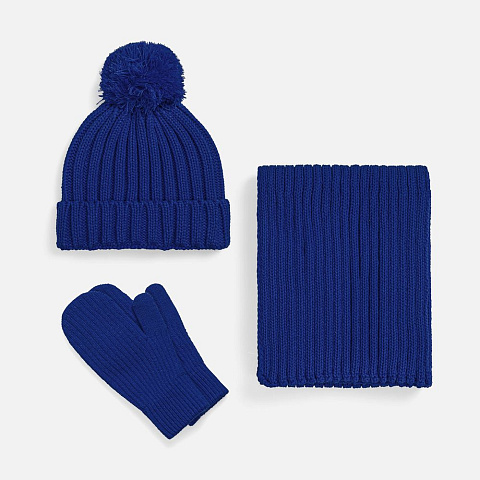 Варежки HappyGo, синие - рис 5.