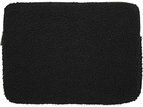 Шерпа чехол для 13-дюймового ноутбука объемом 2 л из шерпы, переработанной по стандарту GRS, черный - рис 2.