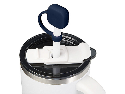 Sip/Сип силиконовая крышка для трубочки - темно-синий