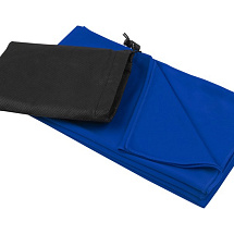 Lucas спортивное полотенце из переработанного полиэстера 70х140 см - Ярко-синий