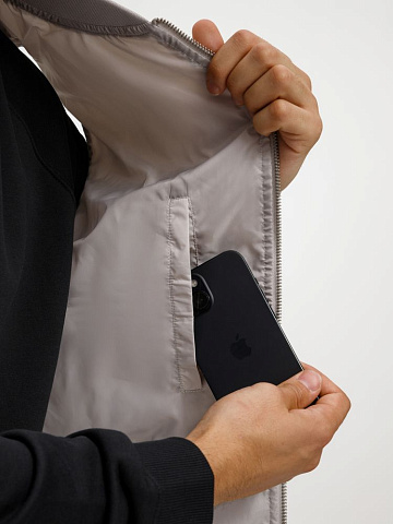 Жилет унисекс Warmbridge, светло-серый - рис 9.