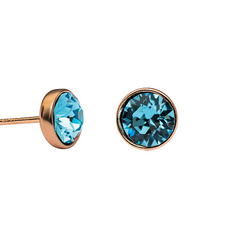 Пусеты Aqua Fiore Luna SWE297 AQ RG - рис 2.