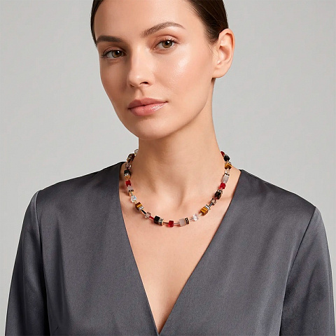 Колье Grey-Brown-Dark RED - рис 2.