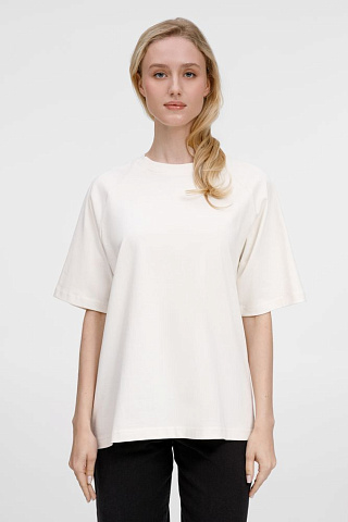 Футболка оверсайз унисекс Avenu, молочно-белая - рис 9.