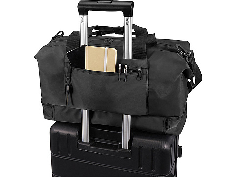 Трип Эви дорожная спортивная сумка из переработанного материала объемом 42 л, черный - рис 4.