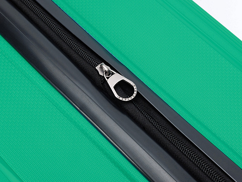 Чемодан TORBER В Отпуск, ярко-бирюзовый, полипропилен, 65,5 х 43,5 х 26 см, 62 л - рис 7.