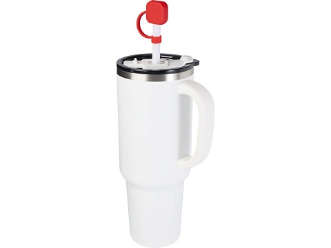 Sip/Сип силиконовая крышка для трубочки - красный - рис 3.