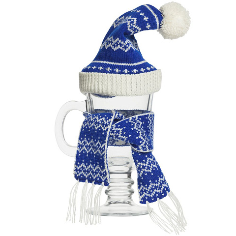 Шапочка на игрушку Dress Cup, ver.2, синяя - рис 3.