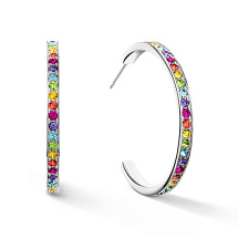 Серьги Multicolour-Silver Coeur de Lion *0128/21-1517