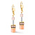 Серьги Apricot Coeur de Lion 4020/20-0230 - миниатюра - рис 2.