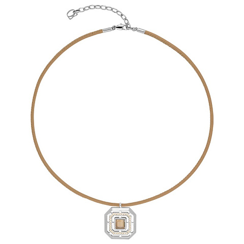 Колье Beige-Silver