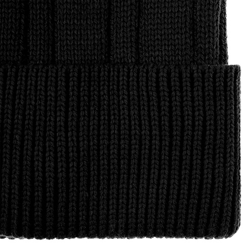 Шапка Knit Beat, черная - рис 4.