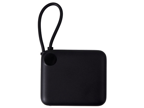 Внешний аккумулятор со встроенным кабелем Liri, QC/PD, 10000 мАч, черный - рис 3.