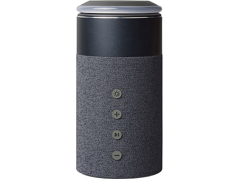 Колонка с беспроводной Magsafe-зарядкой для смартфона и наушников Мьюзик, 15 Вт, черный - рис 4.