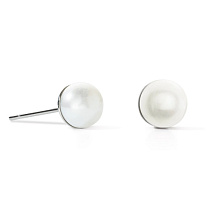 Пусеты White-Silver Coeur de Lion *1130/21-1417