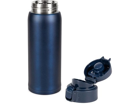 Термокружка Relaxika 701 (0,48 литра), синяя (без лого) - рис 5.