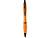 Nash шариковая ручка из переработанного пластика с черной отделкой (черные чернила) - Оранжевый - миниатюра - рис 2.