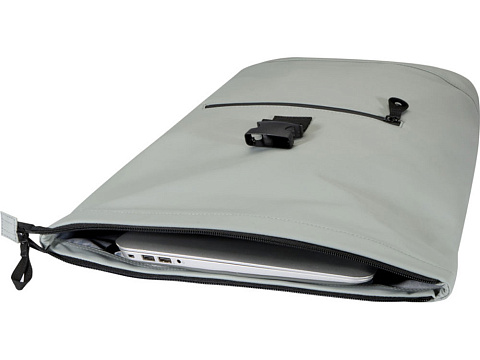 Переработанный рюкзак Реси Плюс 15 GRS с закручивающимся верхом объемом 18 л, серый - рис 4.