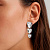Серьги SANCTU SS CRYSTAL Dyrberg Kern 480101 - миниатюра - рис 3.