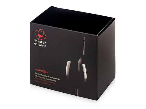 Автоматическая вакуумная пробка - насос для вина Saver (Р) - рис 8.