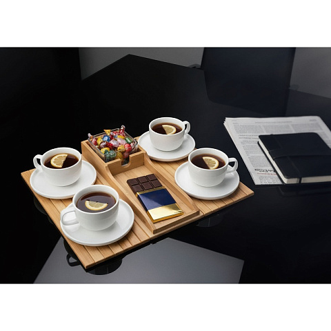 Органайзер-подставка "Tray", цвет натуральный - рис 6.