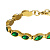 Браслет CELTIS SG EMERALD GREEN Dyrberg Kern 470047 - миниатюра - рис 3.