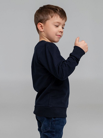 Свитшот детский Toima Kids, темно-синий - рис 8.