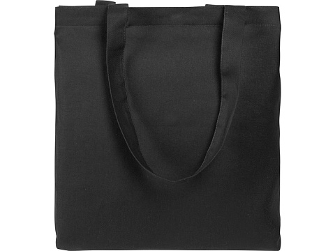 Сумка Element из хлопка для покупок, 180 г, черный - рис 3.