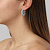 Серьги HARDY SS CRYSTAL Dyrberg Kern 480015 - миниатюра - рис 2.