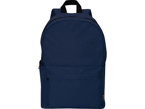 Байрон рюкзак для 14-дюймового ноутбука объемом 16 л, изготовленный из переработанных материалов по стандарту GRS, темно-синий - рис 2.
