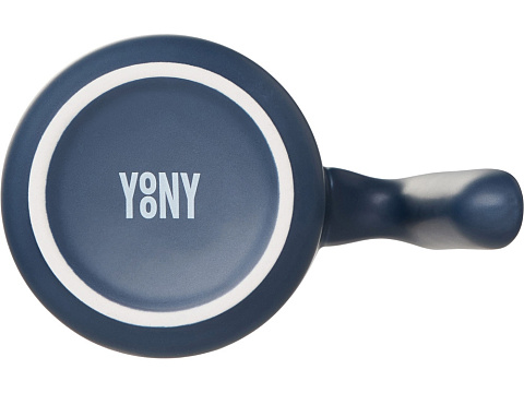 Кружка матовая с прямой ручкой Axio, 360 мл, темно-синий - рис 6.