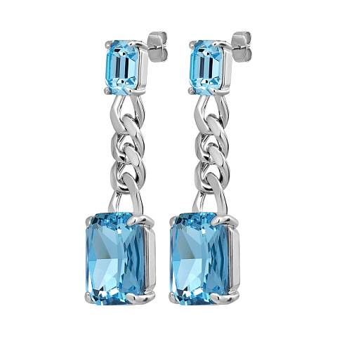 Серьги CALLA SS AQUA Dyrberg Kern 460011 - рис 3.