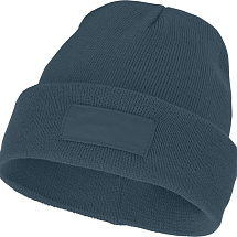 Шапка Бореас с нашивками, серо-синий