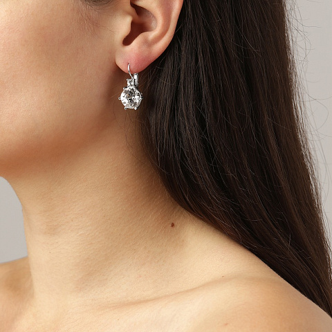 Серьги BEGONIA SS CRYSTAL Dyrberg Kern 460042 - рис 2.