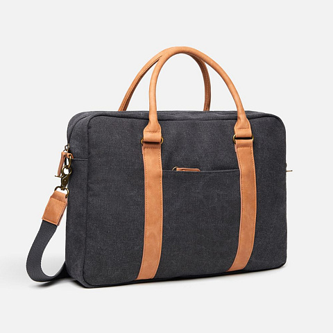 Сумка для ноутбука Bosler, черная - рис 2.