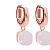 Серьги Firenze Darkrose Opal Qudo *300020 R/RG - миниатюра - рис 2.