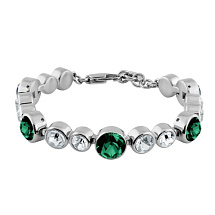 Браслет CALICE SS EMERALD GREEN / CRYSTAL Dyrberg Kern *430168