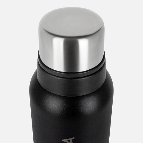 Термос Relaxika 1200 со стикерпаком, черный - рис 5.