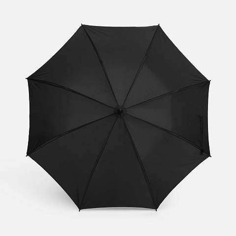 Зонт-трость Hidecolor с цветными спицами, черный с синим - рис 3.