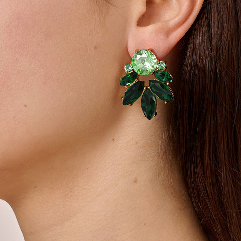 Серьги DRAGO SG GREEN Dyrberg Kern 470022 - рис 4.