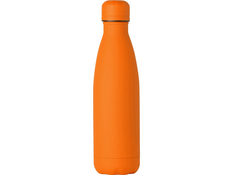 Вакуумная термобутылка Vacuum bottle C1, soft touch, 500 мл, оранжевый (Р) - рис 2.