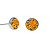 Пусеты Topaz Fiore Luna SWE298 TZ S - миниатюра - рис 3.