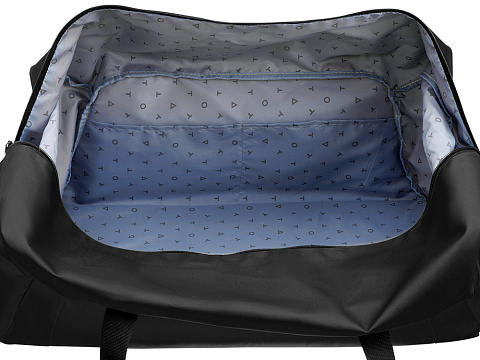 Сумка дорожная TORBER Mobi, чёрная, полиэстер 900D с PU покрытием, 65 х 37 х 34 см - рис 6.